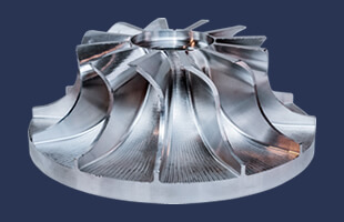 Aluminum alloy impeller