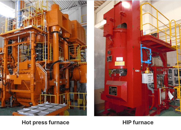 hot‑press furnaces and HIP furnaces